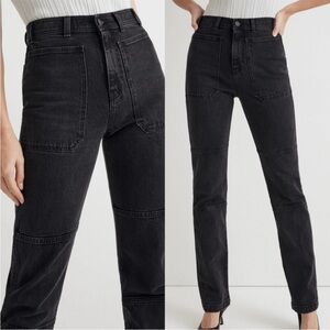 Madewell Charcoal Denim Pants
